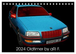 2024 Oldtimer by aRi F. (Tischkalender 2024 DIN A5 quer), CALVENDO Monatskalender - F,, aRi