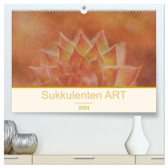 Sukkulenten ART (hochwertiger Premium Wandkalender 2024 DIN A2 quer), Kunstdruck in Hochglanz - Madalinski, Anne