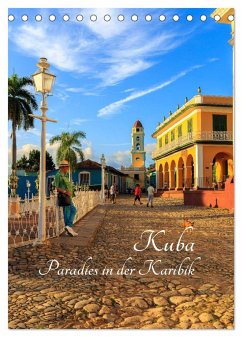 Kuba - Paradies in der Karibik (Tischkalender 2024 DIN A5 hoch), CALVENDO Monatskalender