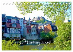Marburg 2024 (Tischkalender 2024 DIN A5 quer), CALVENDO Monatskalender - Bunk, Monika