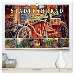 Stadtfahrrad (hochwertiger Premium Wandkalender 2024 DIN A2 quer), Kunstdruck in Hochglanz - Roder, Peter