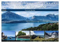 Bellevue Schweiz (Tischkalender 2024 DIN A5 quer), CALVENDO Monatskalender - Becker, Thomas