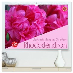 Rhododendron Schönheiten im Garten (hochwertiger Premium Wandkalender 2024 DIN A2 quer), Kunstdruck in Hochglanz