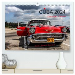 Cuba - Lebendiges Museum (hochwertiger Premium Wandkalender 2024 DIN A2 quer), Kunstdruck in Hochglanz