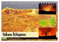 Vulkane Äthiopiens - Erta Ale und Dallol (Tischkalender 2024 DIN A5 quer), CALVENDO Monatskalender - Herzog, Michael