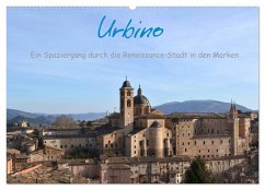 Urbino - Ein Spaziergang durch die Renaissance-Stadt in den Marken (Wandkalender 2024 DIN A2 quer), CALVENDO Monatskalender