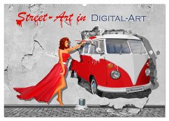 Street-Art in Digital-Art by Mausopardia (Wandkalender 2024 DIN A2 quer), CALVENDO Monatskalender