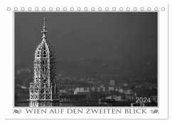 Wien auf den zweiten Blick (Tischkalender 2024 DIN A5 quer), CALVENDO Monatskalender