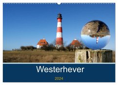 Westerhever (Wandkalender 2024 DIN A2 quer), CALVENDO Monatskalender