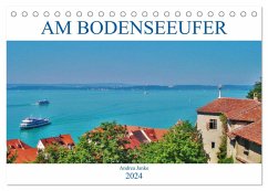 Am Bodenseeufer (Tischkalender 2024 DIN A5 quer), CALVENDO Monatskalender - Janke, Andrea
