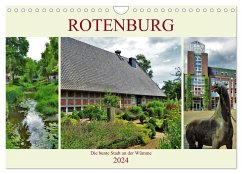 Rotenburg - Die bunte Stadt an der Wümme (Wandkalender 2024 DIN A4 quer), CALVENDO Monatskalender - Janke, Andrea