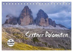 Sextner Dolomiten (Tischkalender 2024 DIN A5 quer), CALVENDO Monatskalender