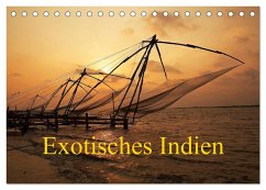 Exotisches Indien (Tischkalender 2024 DIN A5 quer), CALVENDO Monatskalender