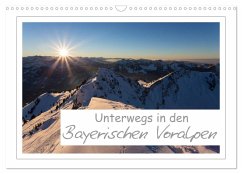 Unterwegs in den Bayerischen Voralpen (Wandkalender 2024 DIN A3 quer), CALVENDO Monatskalender