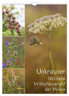 Unkräuter - Nützliche Wildpflanzen auf der Wiese (Wandkalender 2024 DIN A4 hoch), CALVENDO Monatskalender - Drachenkind-Fotografie