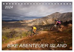 Bike Abenteuer Island (Tischkalender 2024 DIN A5 quer), CALVENDO Monatskalender - Faltermaier, Franz