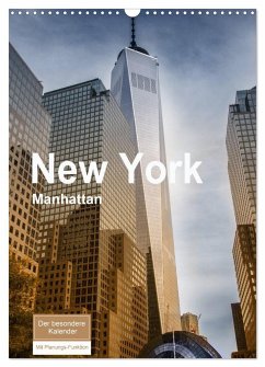 New York - Manhattan (Wandkalender 2024 DIN A3 hoch), CALVENDO Monatskalender