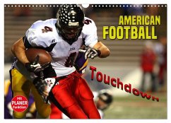 American Football - Touchdown (Wandkalender 2024 DIN A3 quer), CALVENDO Monatskalender