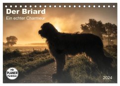 Der Briard 2024 - Ein echter Charmeur (Tischkalender 2024 DIN A5 quer), CALVENDO Monatskalender