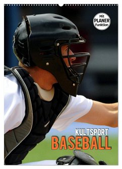 Kultsport Baseball (Wandkalender 2024 DIN A2 hoch), CALVENDO Monatskalender