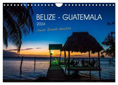 Belize - Guatemala (Wandkalender 2024 DIN A4 quer), CALVENDO Monatskalender