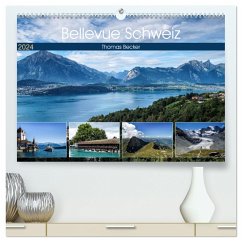 Bellevue Schweiz (hochwertiger Premium Wandkalender 2024 DIN A2 quer), Kunstdruck in Hochglanz