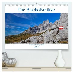 Die Bischofsmütze im schönen Salzburger Land (hochwertiger Premium Wandkalender 2024 DIN A2 quer), Kunstdruck in Hochglanz