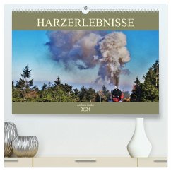 Harzerlebnisse (hochwertiger Premium Wandkalender 2024 DIN A2 quer), Kunstdruck in Hochglanz