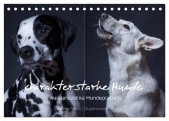 charakterstarke Hunde, wunderschöne Hundeportraits (Tischkalender 2024 DIN A5 quer), CALVENDO Monatskalender