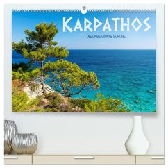 Karpathos ¿ die unbekannte Schöne (hochwertiger Premium Wandkalender 2024 DIN A2 quer), Kunstdruck in Hochglanz - Mitchell, Frank