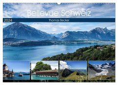 Bellevue Schweiz (Wandkalender 2024 DIN A2 quer), CALVENDO Monatskalender - Becker, Thomas