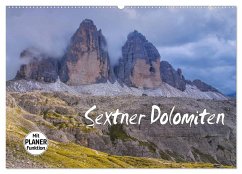 Sextner Dolomiten (Wandkalender 2024 DIN A2 quer), CALVENDO Monatskalender