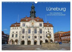 Lüneburg - Eine mittelalterliche und romantische Hansestadt (Wandkalender 2024 DIN A3 quer), CALVENDO Monatskalender