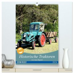 Historische Traktoren (hochwertiger Premium Wandkalender 2024 DIN A2 hoch), Kunstdruck in Hochglanz