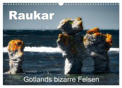 Raukar - Gotlands bizarre Felsen (Wandkalender 2024 DIN A3 quer), CALVENDO Monatskalender