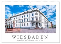 Wiesbaden Kurstadt mit Charme und Flair (Wandkalender 2024 DIN A2 quer), CALVENDO Monatskalender