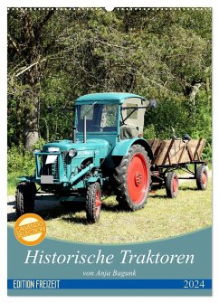 Historische Traktoren (Wandkalender 2024 DIN A2 hoch), CALVENDO Monatskalender