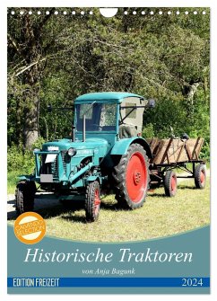 Historische Traktoren (Wandkalender 2024 DIN A4 hoch), CALVENDO Monatskalender