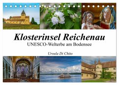 Klosterinsel Reichenau - UNESCO-Welterbe am Bodensee (Tischkalender 2024 DIN A5 quer), CALVENDO Monatskalender