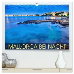 MALLORCA BEI NACHT (hochwertiger Premium Wandkalender 2024 DIN A2 quer), Kunstdruck in Hochglanz