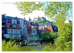 Marburg 2024 (Wandkalender 2024 DIN A4 quer), CALVENDO Monatskalender