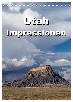 Utah Impressionen (Tischkalender 2024 DIN A5 hoch), CALVENDO Monatskalender