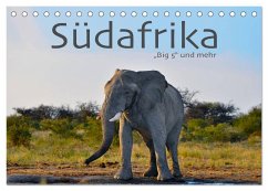 Südafrika - Big 5 und mehr (Tischkalender 2024 DIN A5 quer), CALVENDO Monatskalender