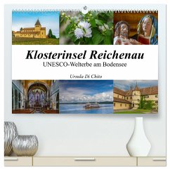 Klosterinsel Reichenau - UNESCO-Welterbe am Bodensee (hochwertiger Premium Wandkalender 2024 DIN A2 quer), Kunstdruck in Hochglanz