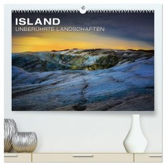 Island - Unberührte Landschaften (hochwertiger Premium Wandkalender 2024 DIN A2 quer), Kunstdruck in Hochglanz - Paul Kaiser, Frank