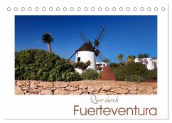 Quer durch Fuerteventura (Tischkalender 2024 DIN A5 quer), CALVENDO Monatskalender