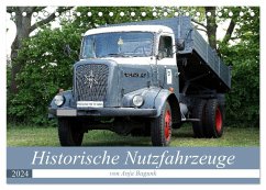 Historische Nutzfahrzeuge (Tischkalender 2024 DIN A5 quer), CALVENDO Monatskalender - Bagunk, Anja