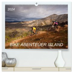 Bike Abenteuer Island (hochwertiger Premium Wandkalender 2024 DIN A2 quer), Kunstdruck in Hochglanz