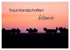 Traumlandschaften Kenia (Tischkalender 2024 DIN A5 quer), CALVENDO Monatskalender