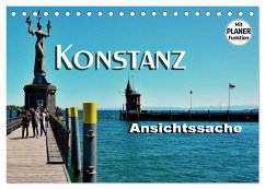 Konstanz - Ansichtssache (Tischkalender 2024 DIN A5 quer), CALVENDO Monatskalender